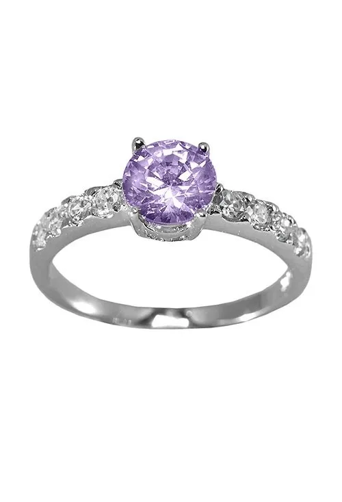 Anillo plata con circonitas y amatista 103_SR883-A