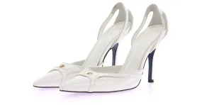 Autre Marque MANC Tacones T.UE 38 Cuero Blanco 