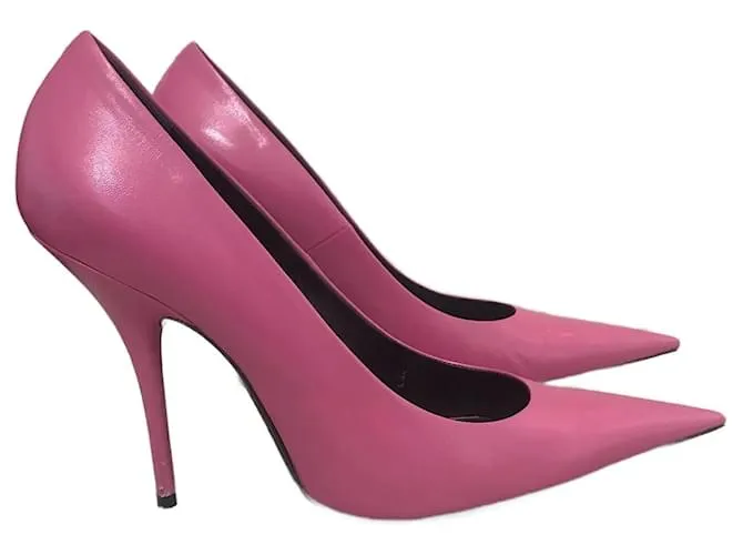 BALENCIAGA Tacones T.UE 40 Cuero Rosa 