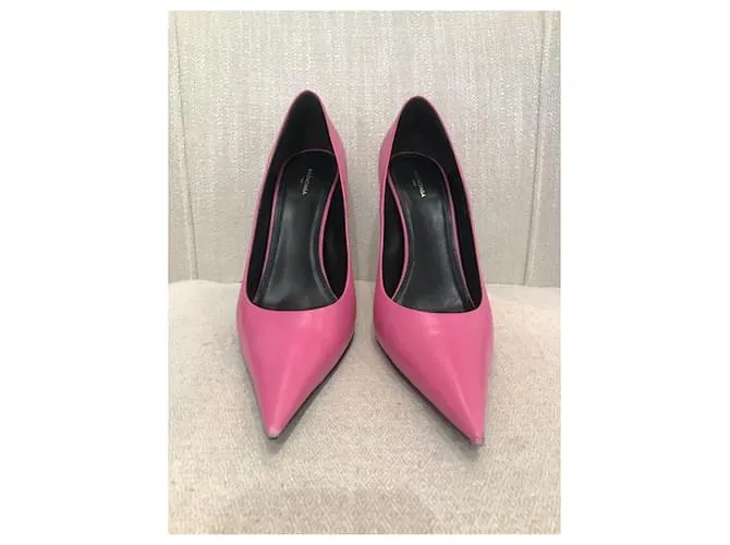 BALENCIAGA Tacones T.UE 40 Cuero Rosa 