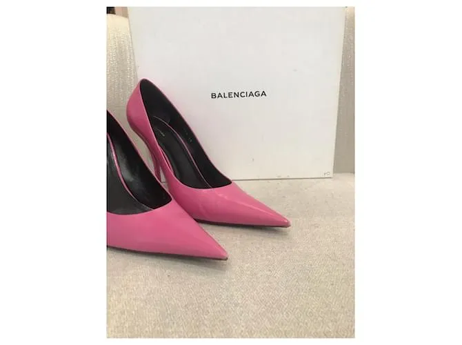 BALENCIAGA Tacones T.UE 40 Cuero Rosa 