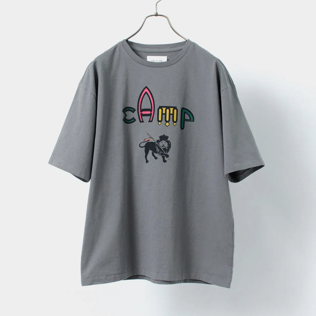 Camiseta de logotipo de Cal o Line / Camp