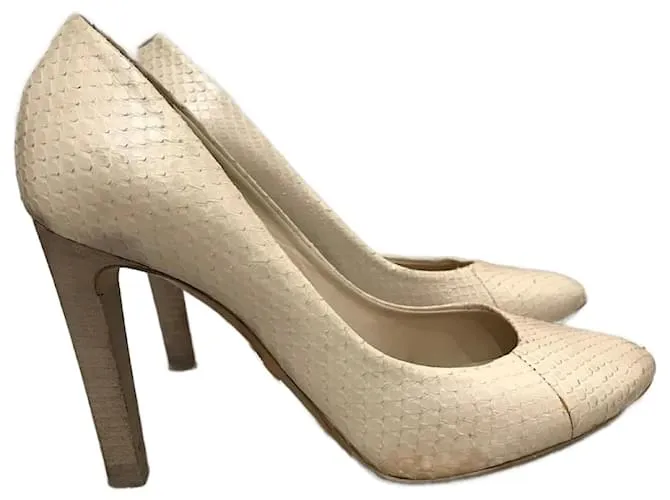 Chloé CHLOE Tacones T.UE 36.5 Pieles exóticas Beige 