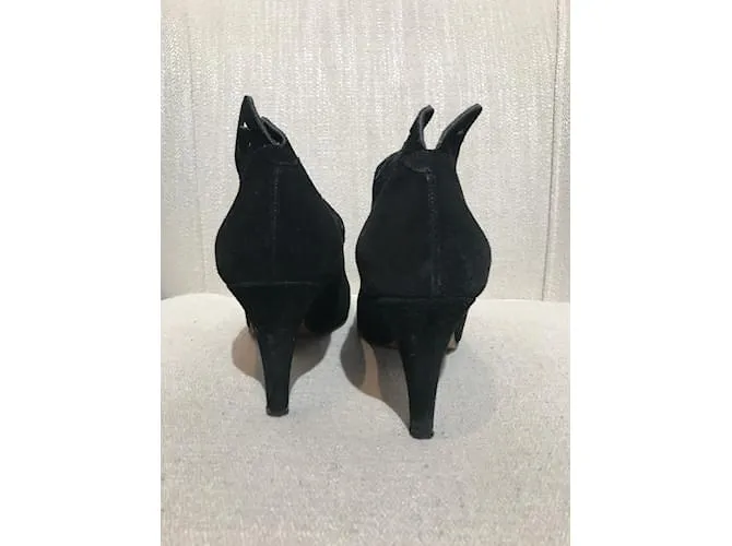 Chloé CHLOE Tacones T.UE 37 ante Negro 