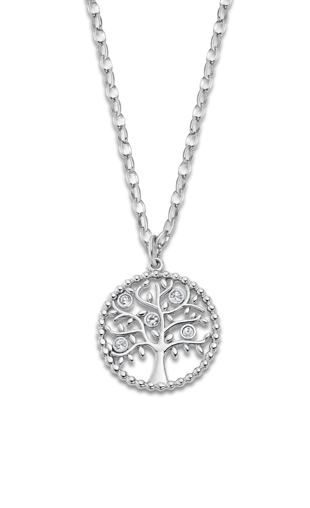 COLLAR LOTUS STYLE LS2194-1/1 ACERO, MUJER