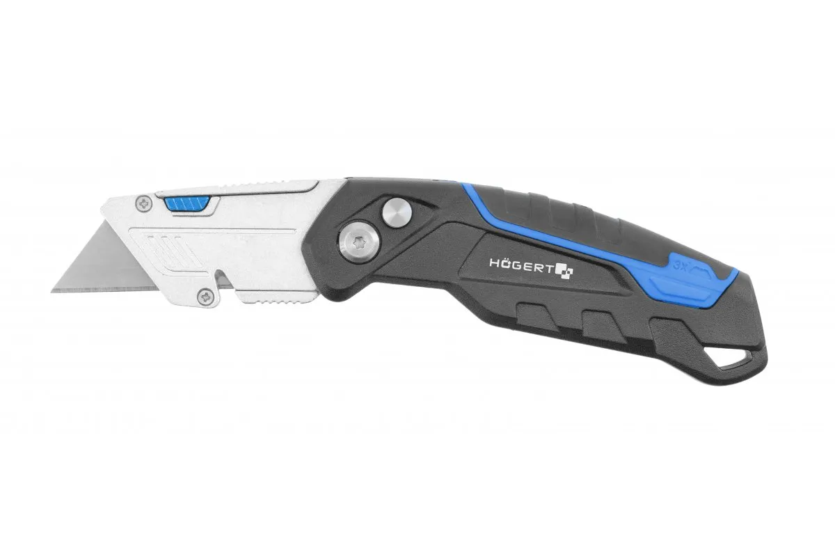 Cutter con hoja trapezoidal plegable 1+3