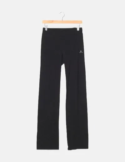 Domyos Pantalón de chándal negro básico