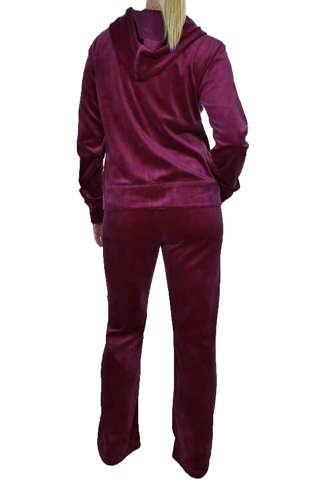 icecoolfashion Casual Velour Chándal de Dos Piezas Loungewear Set