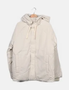 Jack & Jones Parka acolchada beige