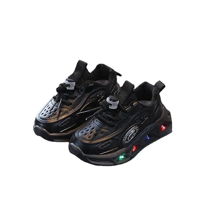 Kids Girls Boys Toddler Luminous Trainers Shoes Led Light Up Flash Sneakers