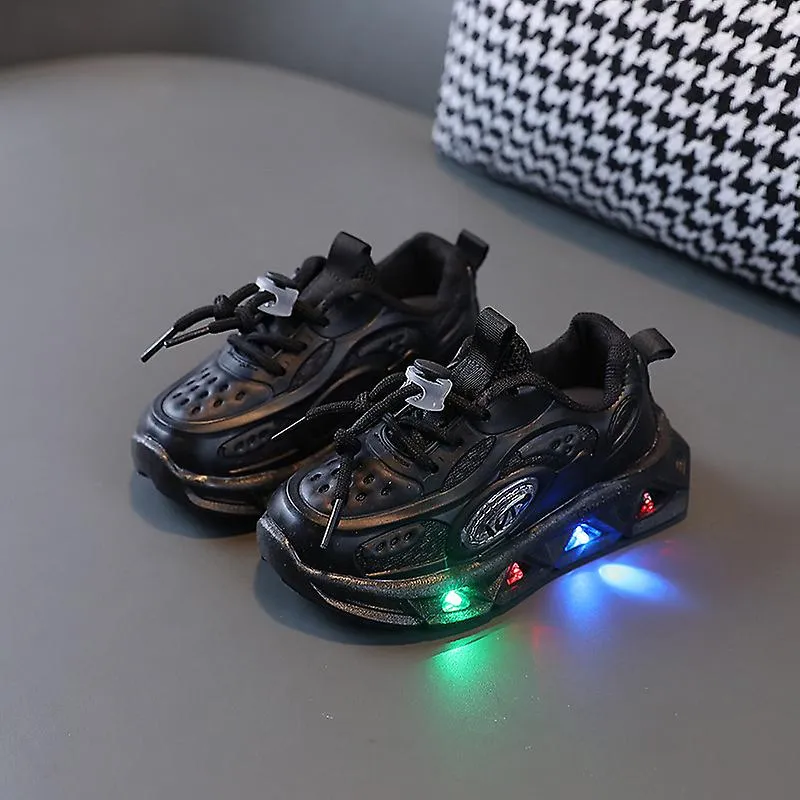 Kids Girls Boys Toddler Luminous Trainers Shoes Led Light Up Flash Sneakers