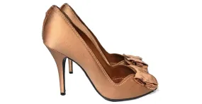 LANVIN Tacones T.UE 37 paño Beige 