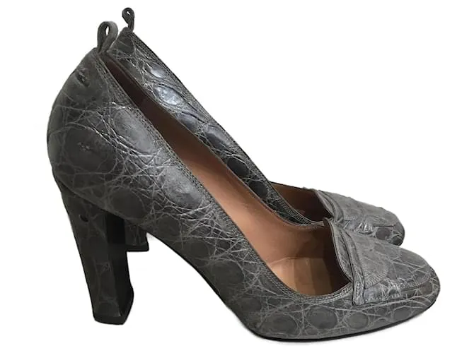 LAURENCE DACADE Tacones T.UE 39 Cuero Gris 