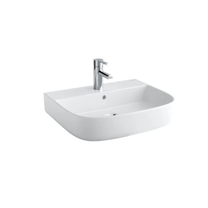 Lavabo de sobre encimera blanco 55x45cm Mid Gala