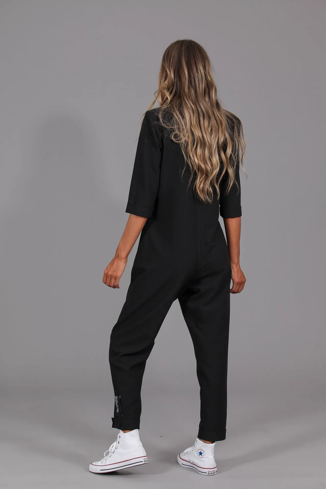 Mono Blazer Largo · NEGRO ·