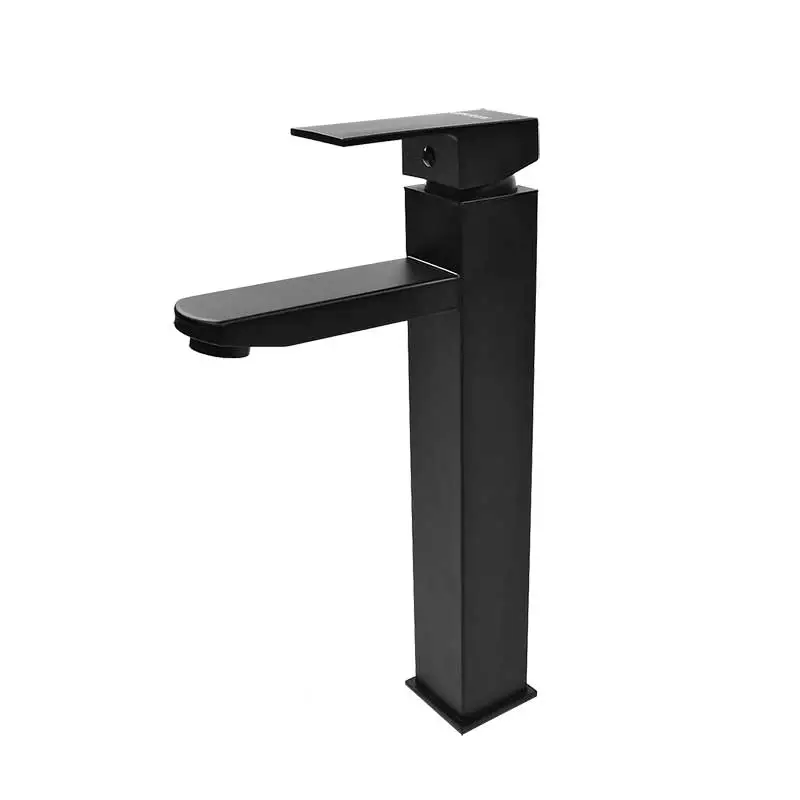 Monomando para Lavabo Genflux MMLA165BKA Cuello Alto