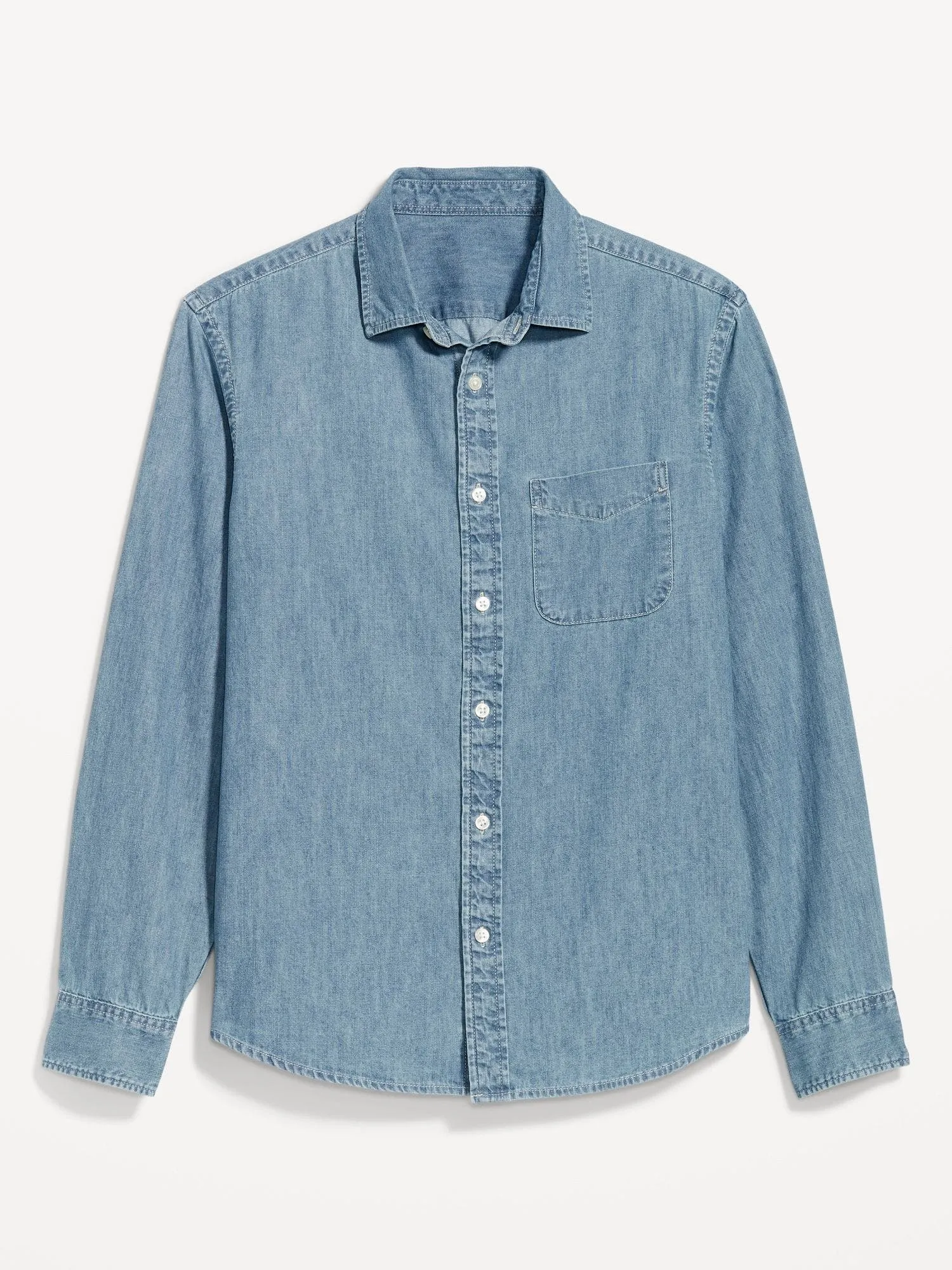 OLD NAVY Camisa Manga Larga Classic Fit Old Navy Hombre