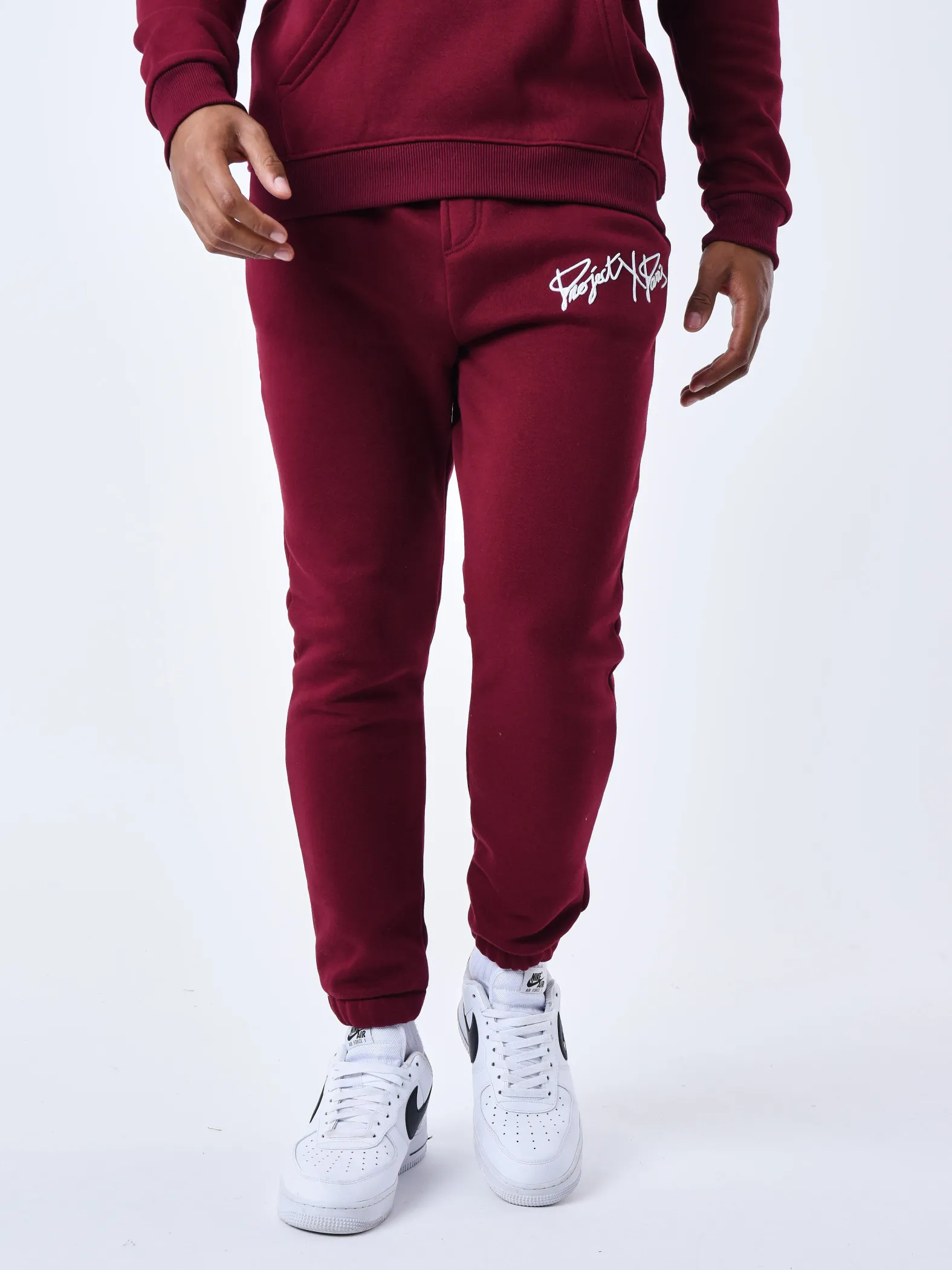 Pantalón de chándal básico con bordado completo del logotipo