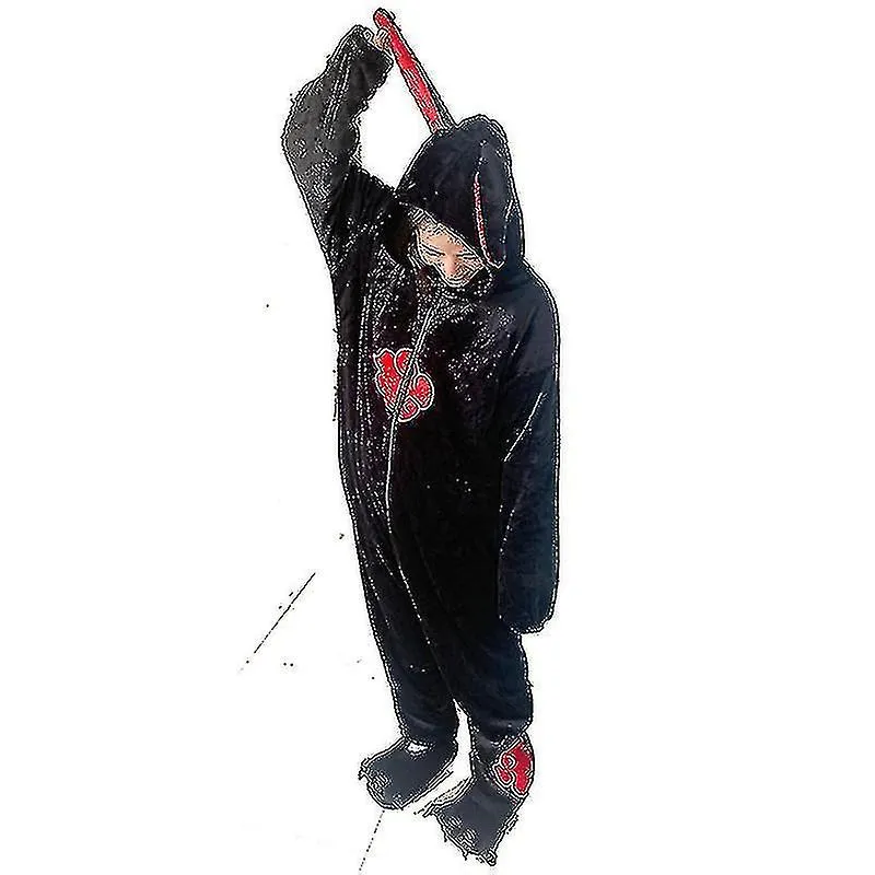 Pijama Anime Cosplay Disfraz Mujeres Hombres Mameluco Ropa de dormir Invierno Pijama cálido Pijama de una pieza Unisex