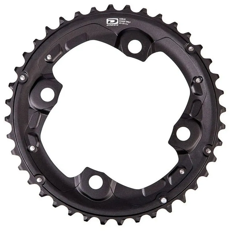 PLATO DEORE FC-M612 40D AN BCD 96MM NEGRO