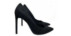 SAINT LAURENT Tacones T.UE 38 paño Negro 