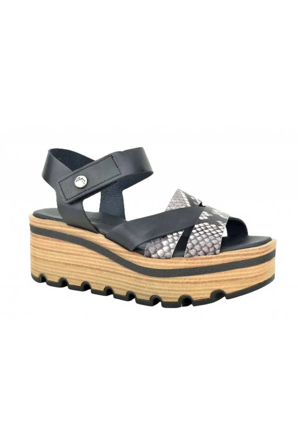 Sandalia Paula Urban 22 510 serpiente bangla negro