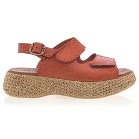 Sandalias / sandalias mujer naranja