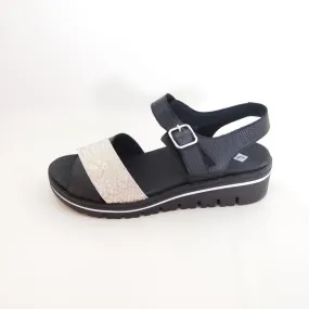 Sandalias Piesanto 230778 Negro-Arena