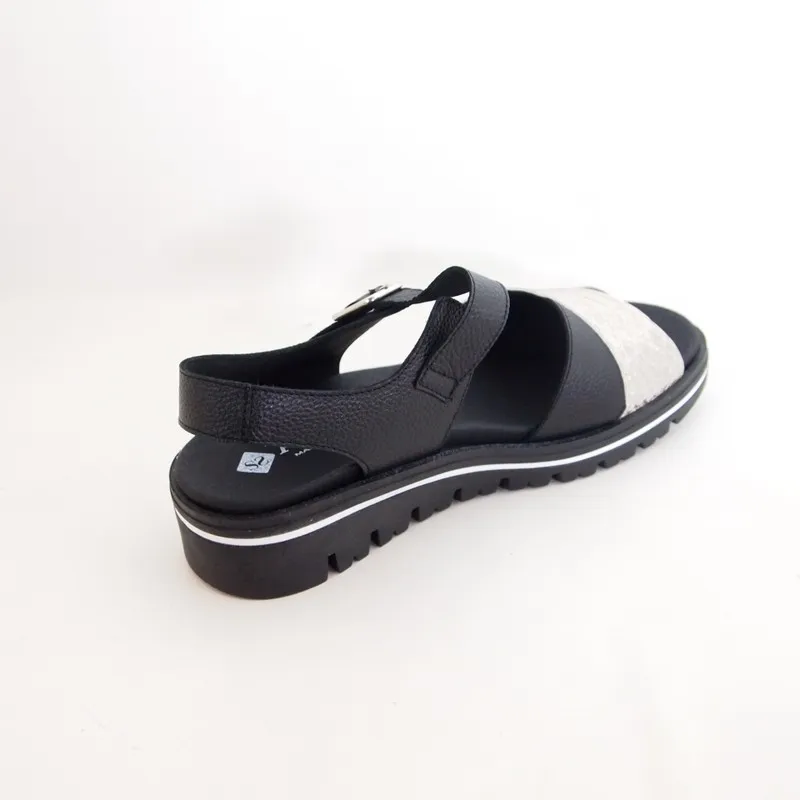 Sandalias Piesanto 230778 Negro-Arena