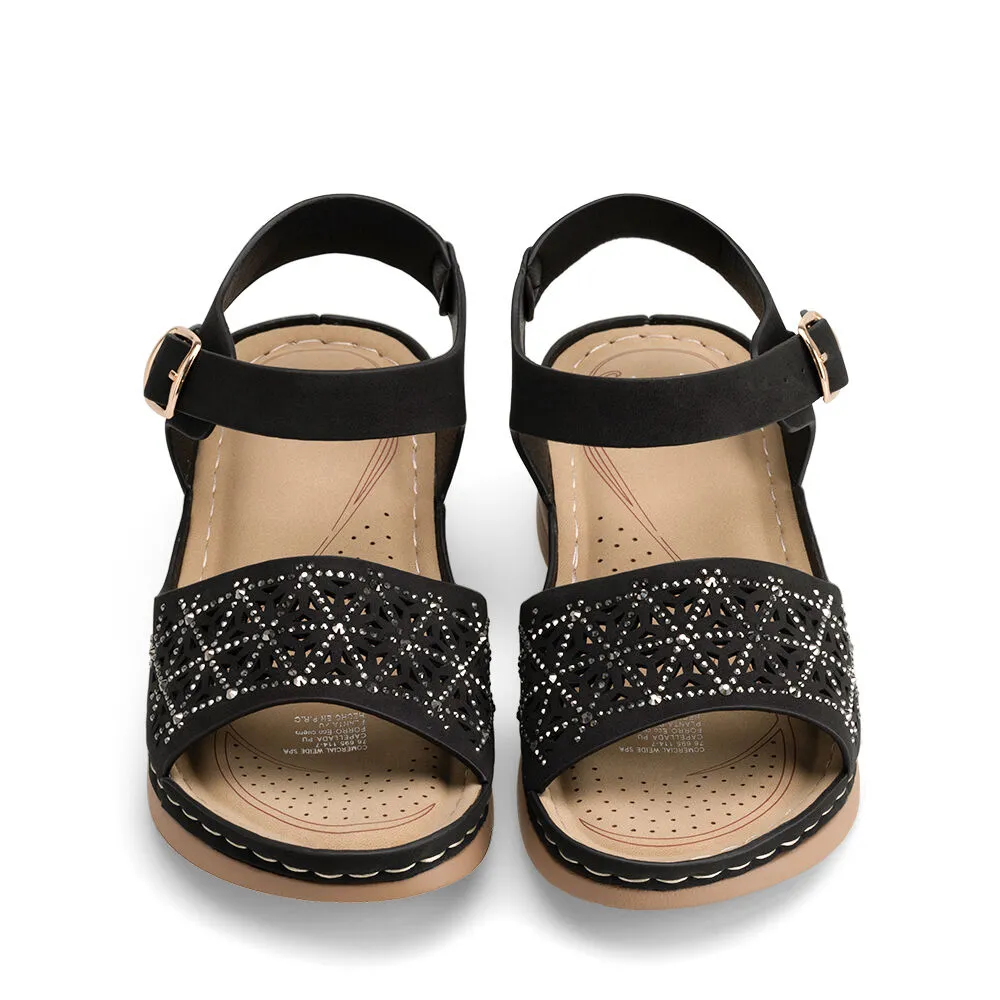 Sandalias Sancha Negro Weide