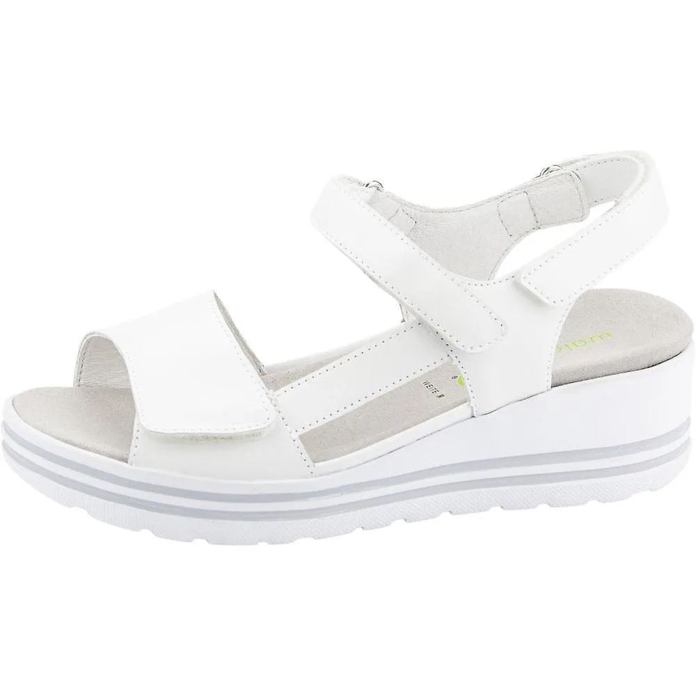 Sandalias Waldläufer para mujer 728003 blanco