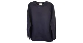 Sudadera con cuello redondo de Acne Studios en algodón negro 