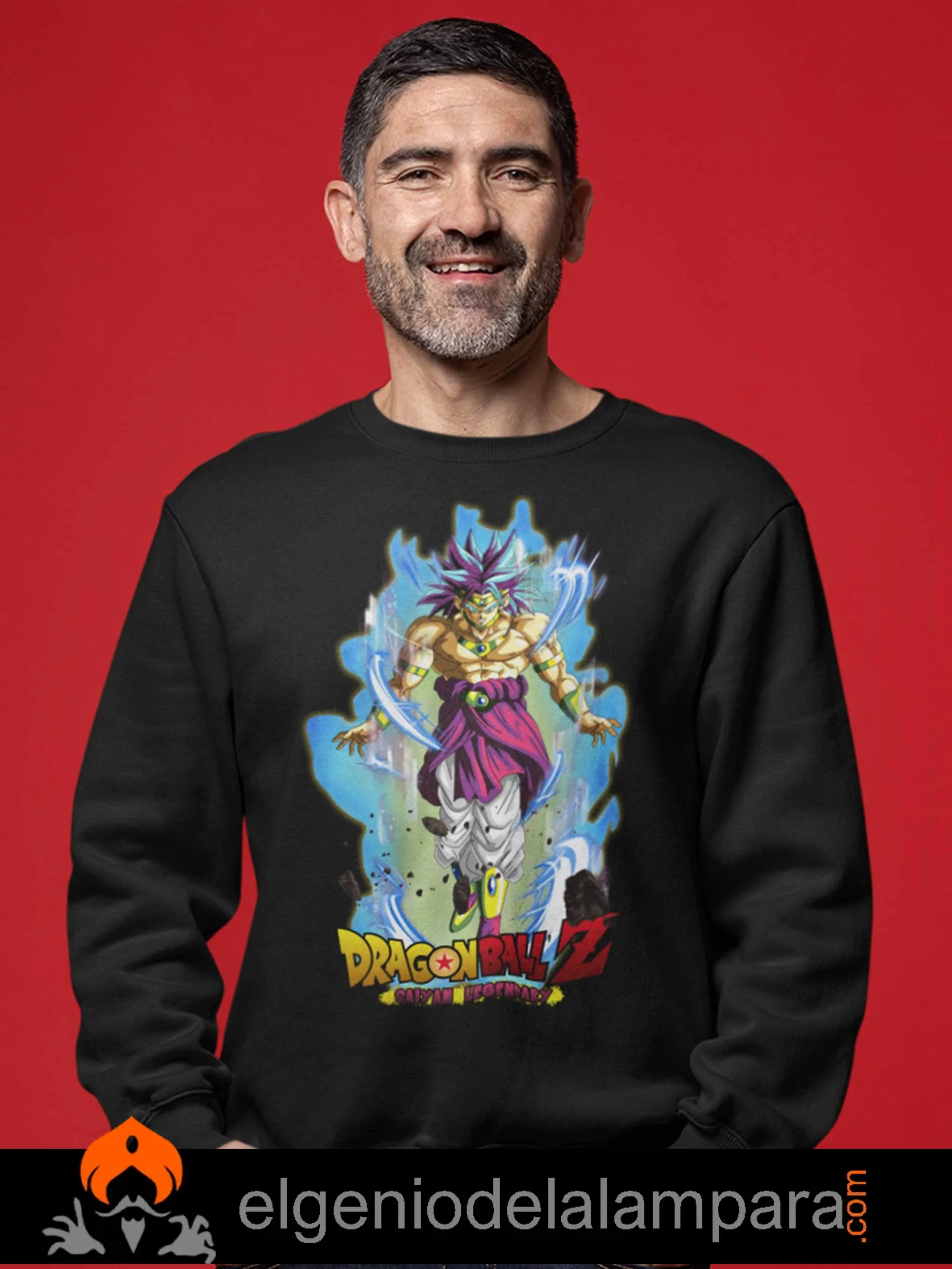 Sudadera Dragon Ball Z Broly el saiyan legendario