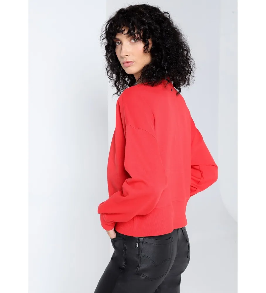 Sudadera joya lazo rojo