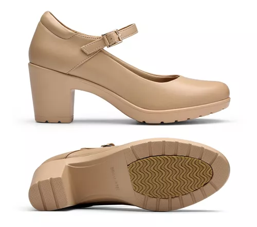 Tacones Gruesos Y Bajos Mary Jane De Dream Pairs Para Mujer