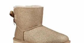 UGG - MINI BAILEY BOW SPARKLE 1100053 AW18 GOLD