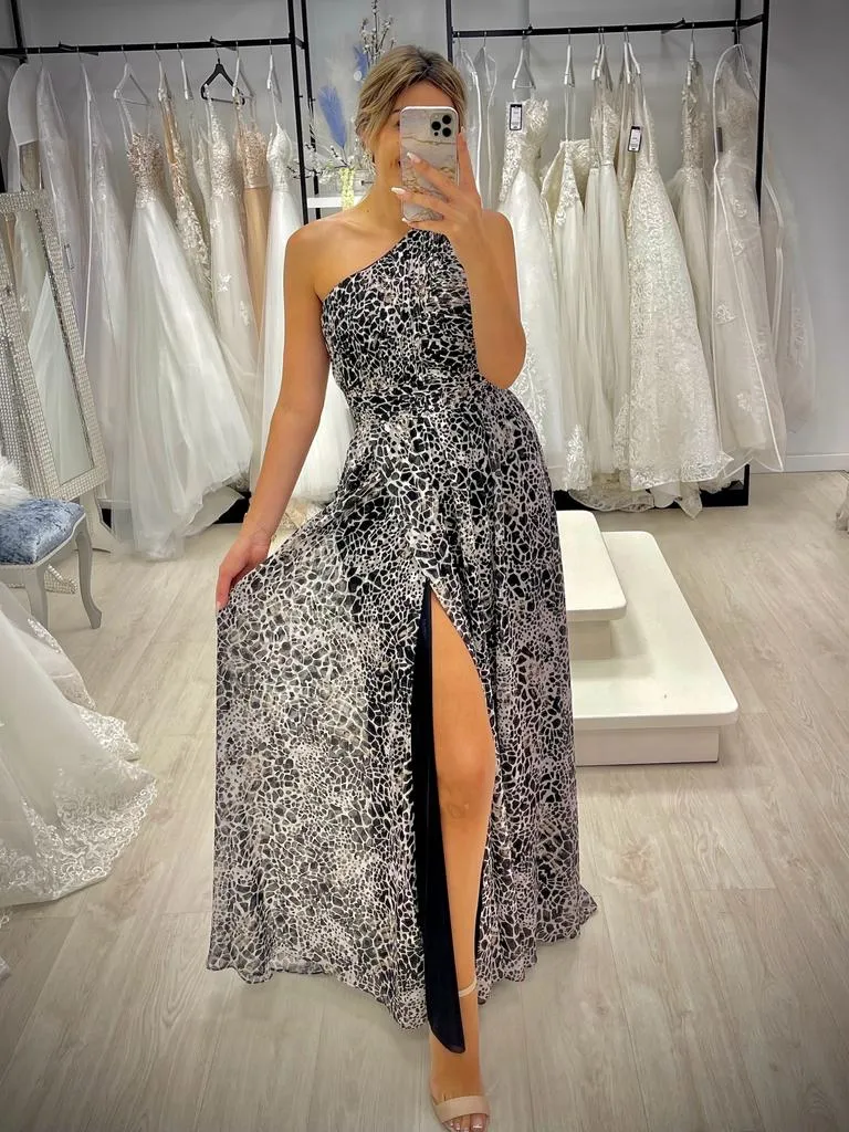 Vestido estampado animal