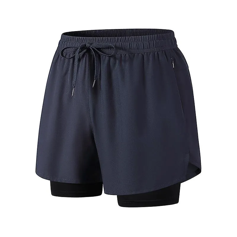 Women's 2-in-1 Quick Dry Running Shorts, Training Shorts ,Yoga pants
