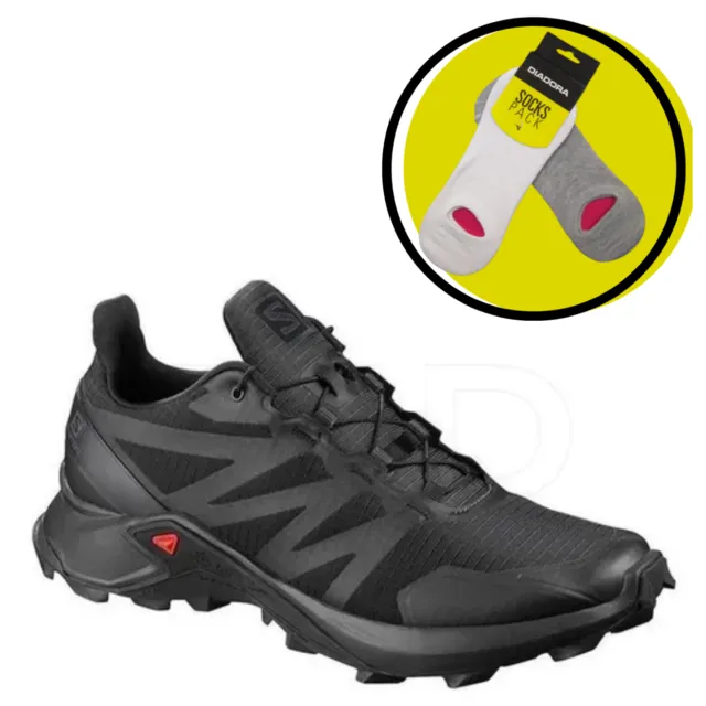 Zapatilla salomon supercross 412275+medias gratis!!