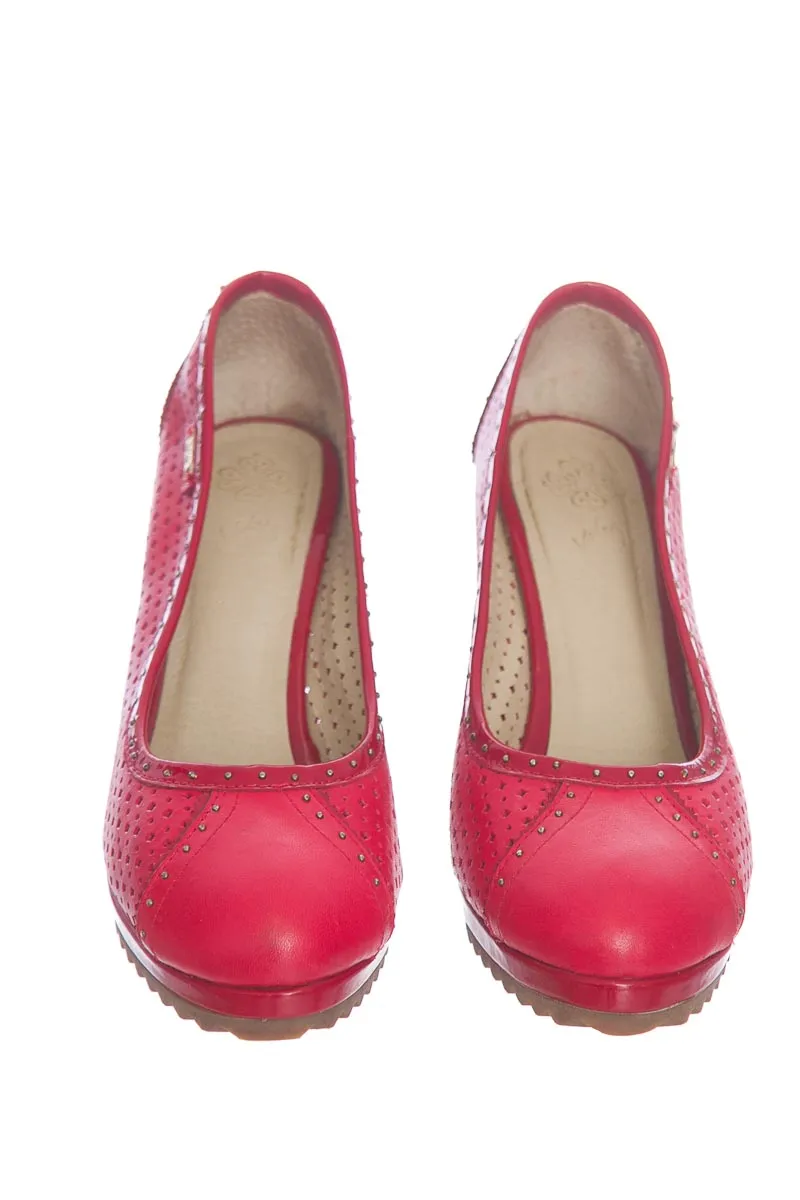 Zapatos color Rojo - Vélez