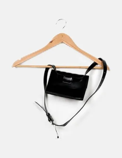 Zara Riñonera mini bicolor estampada